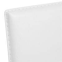 CHAISE  Lot de 4 chaises LINDSAY blanches PVC