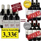 VIN ROUGE 6 Bouteilles de Blaye Achetées=12 Bordeaux Offerts