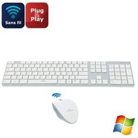 PACK CLAVIER - SOURIS BLUESTORK Pack sans fil 2 en 1  clavier + souris