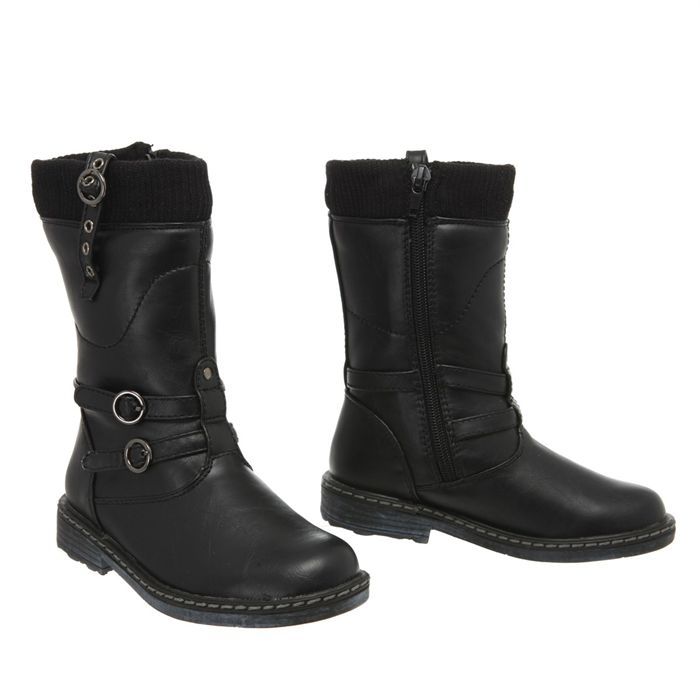 bottes cuir enfant