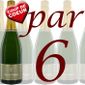 CHAMPAGNE Lot de 6 Bouteilles de Champagne Joly de Trebuis