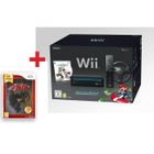 WII PACK WII NOIR MARIO KART + THE LEGEND OF ZELDA
