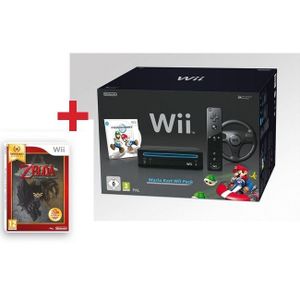 WII PACK WII NOIR MARIO KART + THE LEGEND OF ZELDA WII PACK WII NOIR MARIO KART + THE LEGEND OF ZELDA
