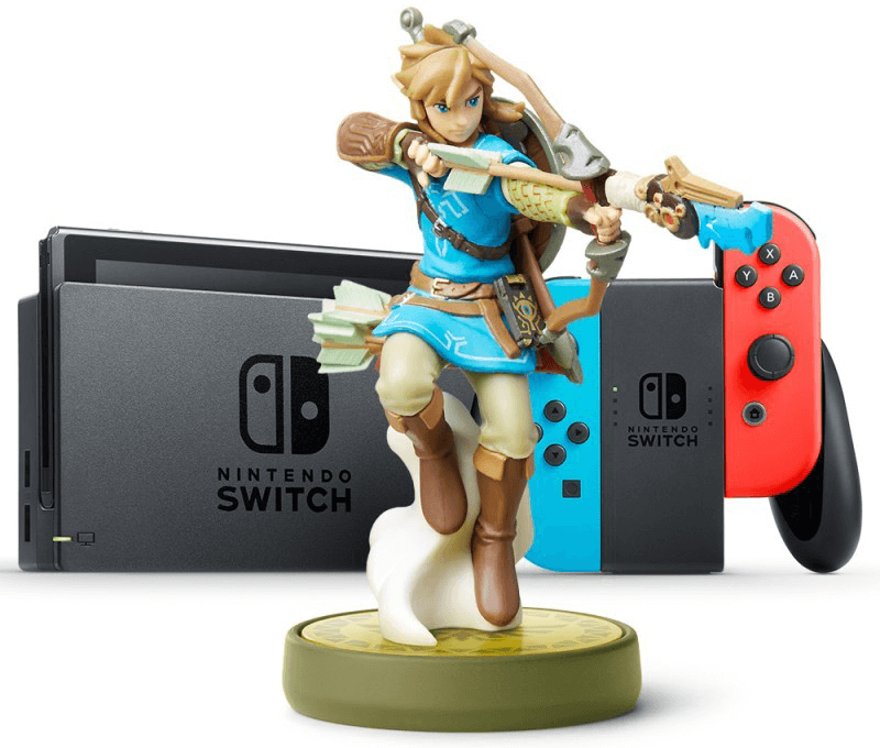 Console jeux nintendo switch figurine amiibo