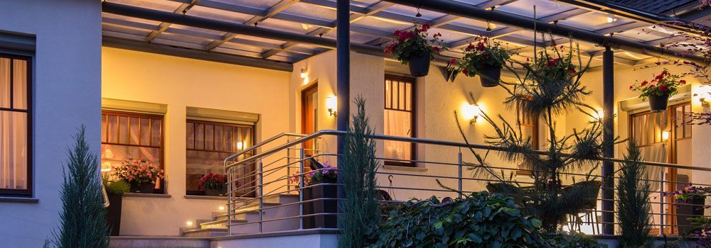 balcon éclairé