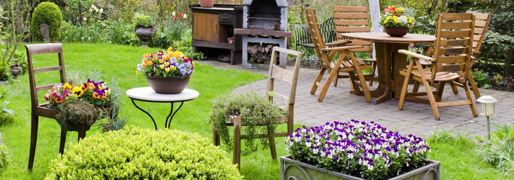 jardin verdoyant
