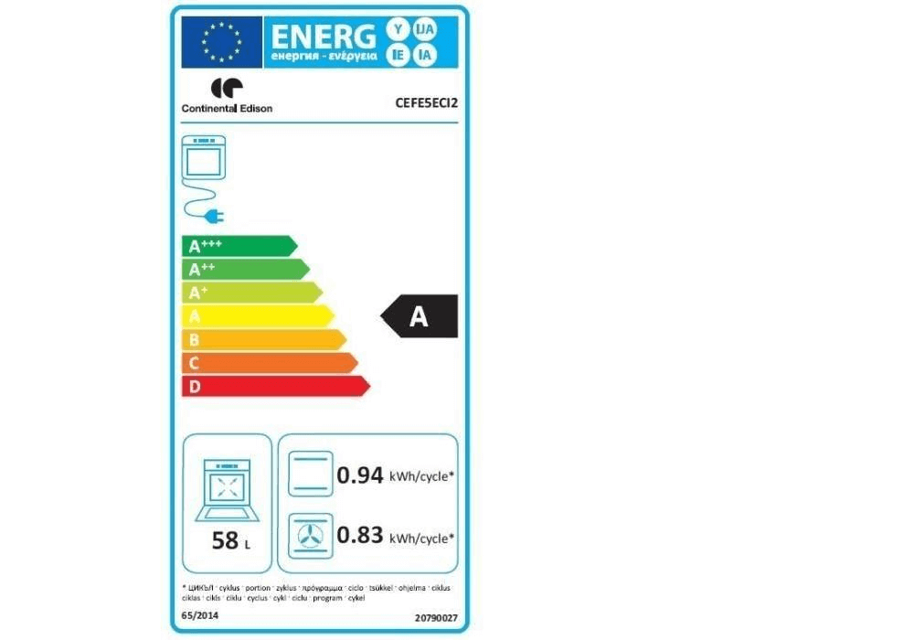 L'étiquette énergétique