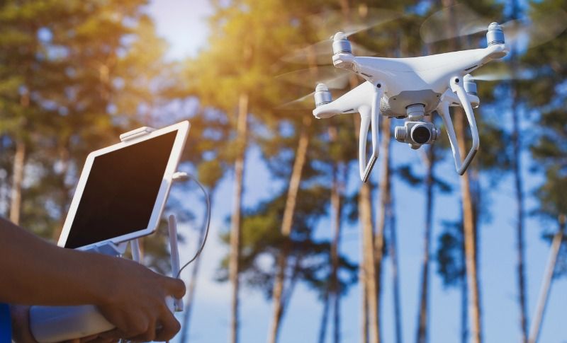 Drone en vol drone en vol