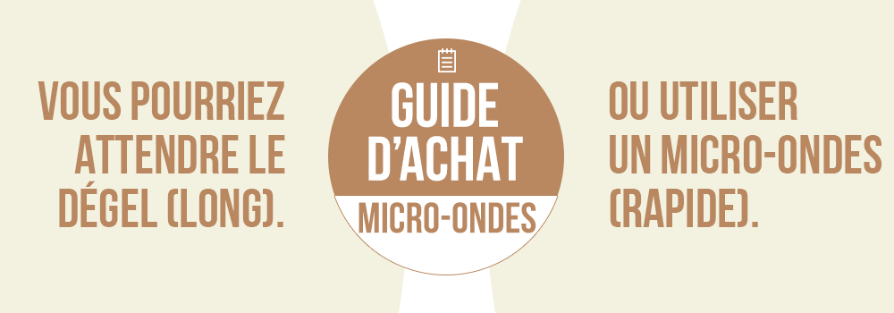 Comment choisir son micro-ondes