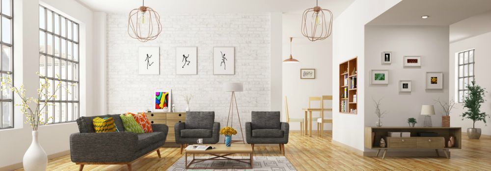 canapés et table basse contemporains