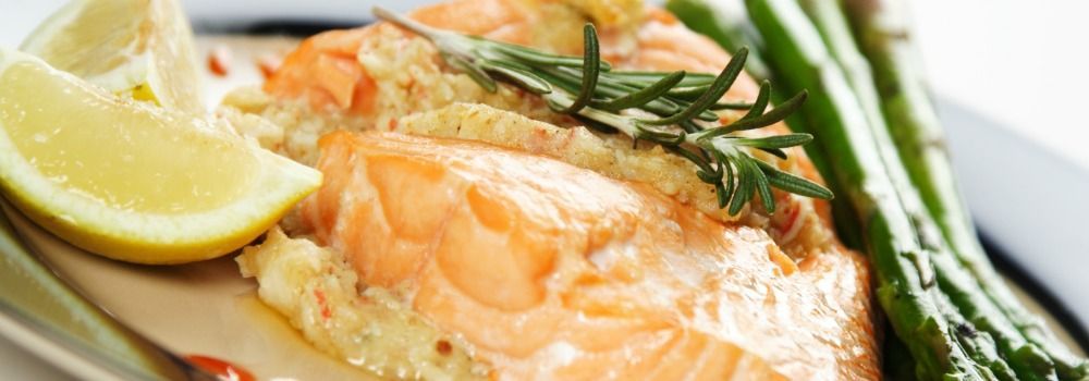 saumon et asperges