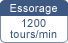 1200 Tours/min