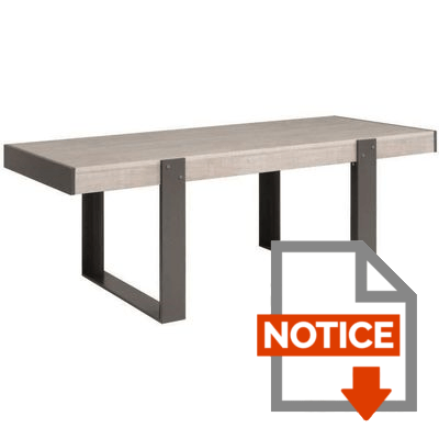 Loft Table A Manger De 8 A 10 Personnes Style Contemporain Decor Bois L 224 X L 90 Cm Achat Vente Table A Manger Seule Loft Table A Manger L224 Cm Cdiscount