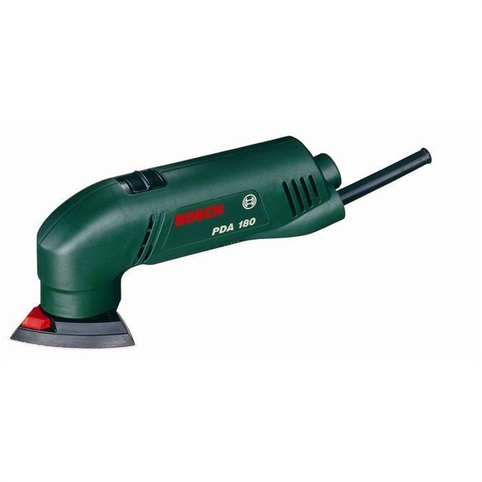 BOSCH Ponceuse delta PDA 180 + 3 abrasifs