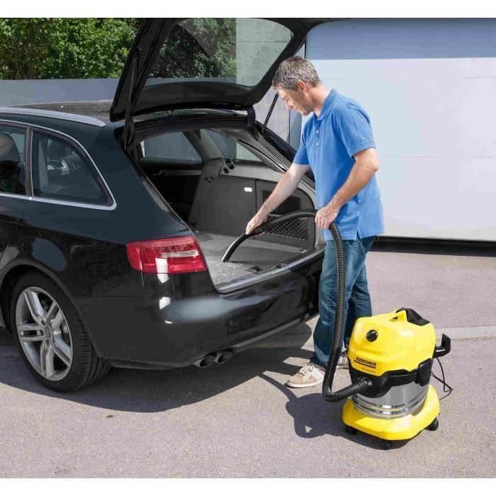 Aspirateur eau et poussiere KARCHER WD 4 Premium - Cuve inox 20 L