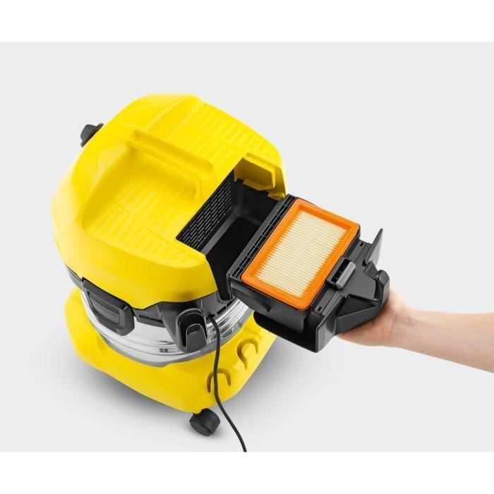 Aspirateur eau et poussiere KARCHER WD 4 Premium - Cuve inox 20 L