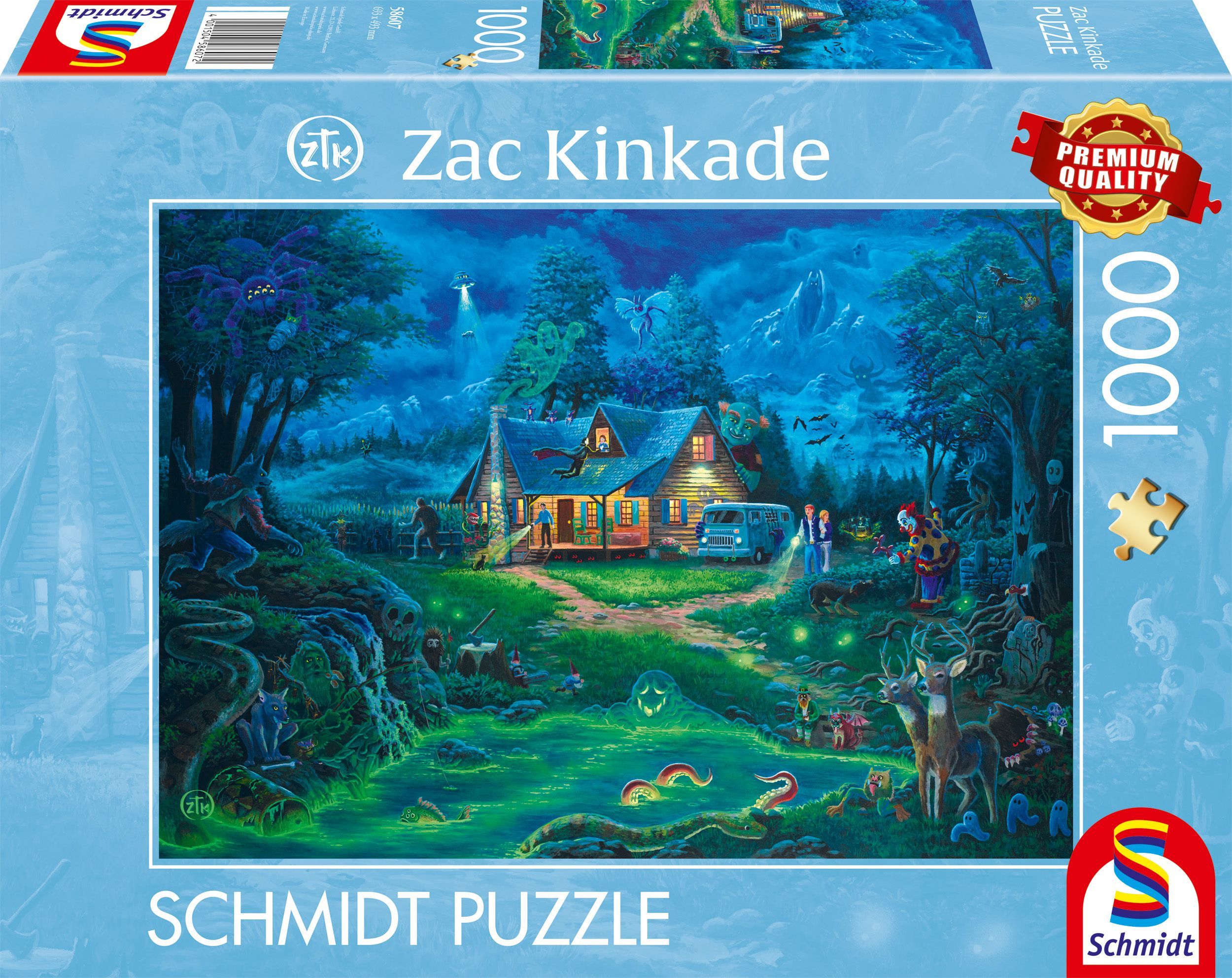 Puzzle La Maison Hantée - 1000 Pièces par Schmidt Spiele