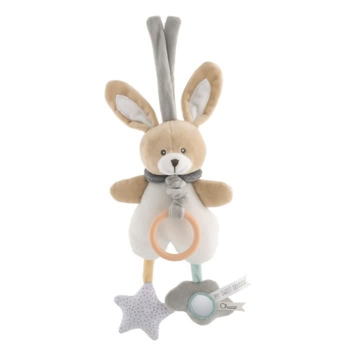 CHICCO My Sweet Doudou Lapin Musical de Voyage