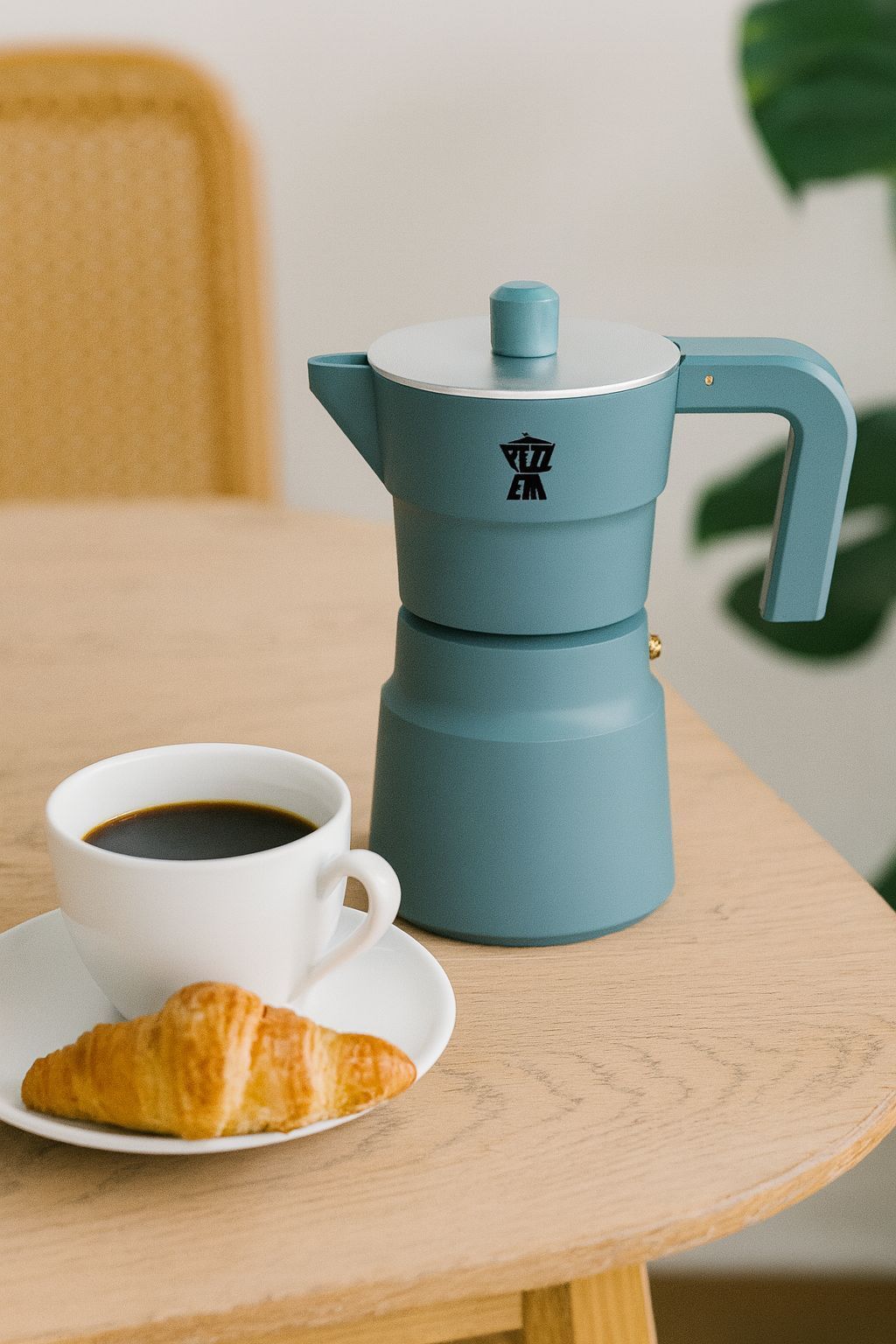 Cafetière Italienne Pezzetti Solidexpress en Aluminium - 6 Tasses - Vert