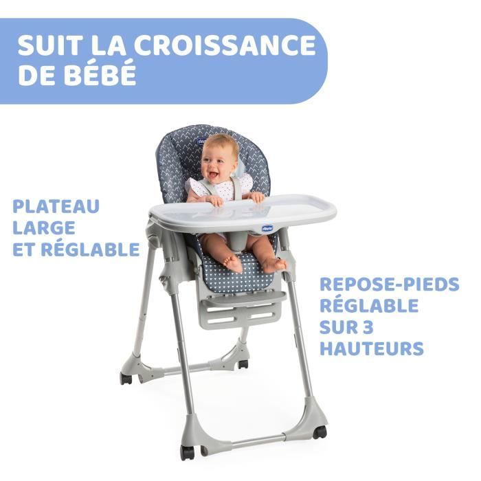 CHICCO - Chaise Haute Polly Easy Pinguin