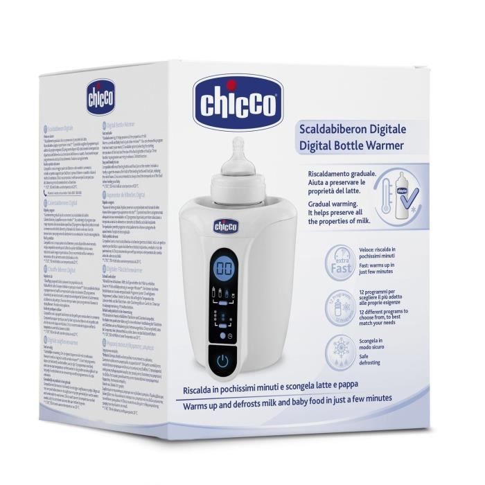 CHICCO Chauffe-biberon Digital/Programmable NaturalFeeling