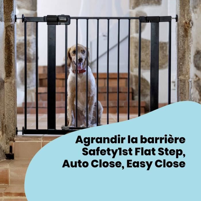 Extensión para barreras metálicas 14 CM metal Negro