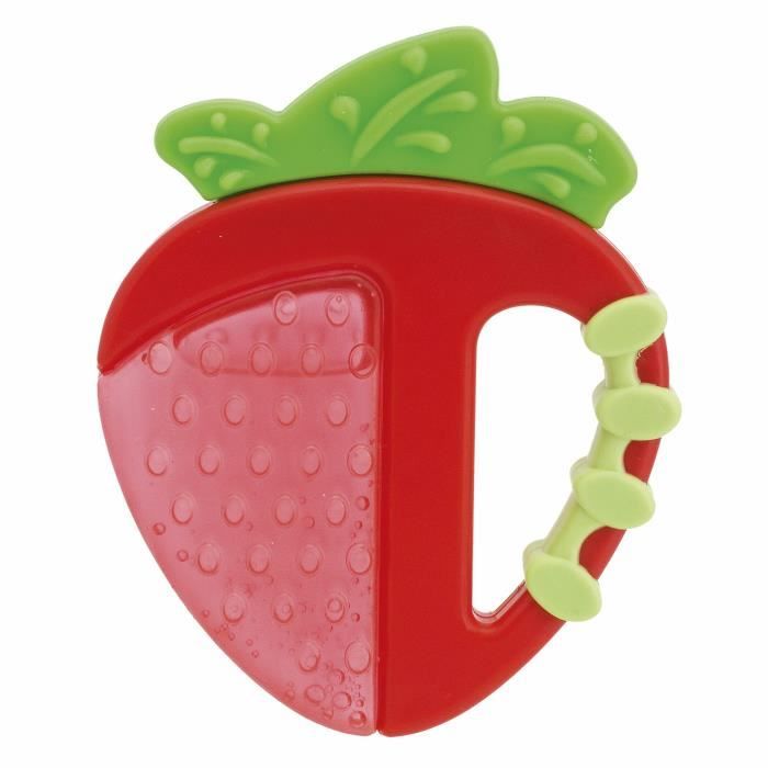 CHICCO Anneaux de dentition Réfrigérant Fraise/Pomme - x1