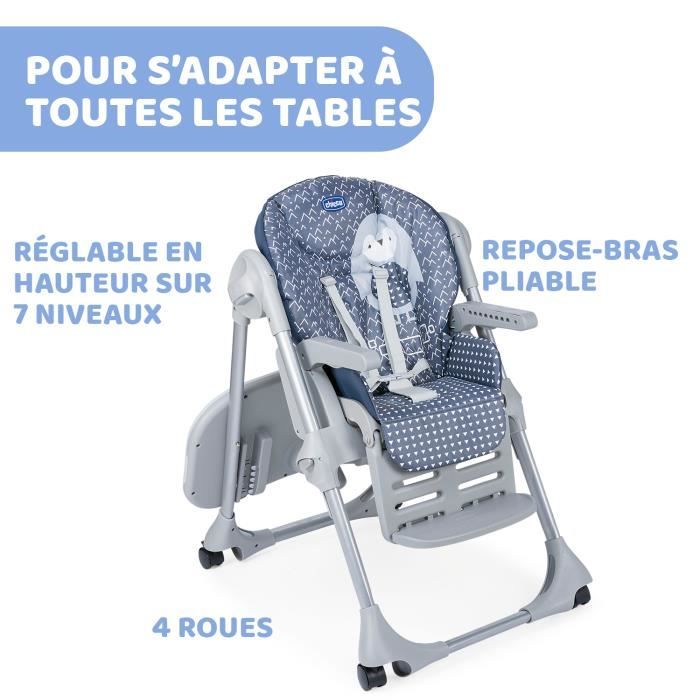 CHICCO - Chaise Haute Polly Easy Pinguin