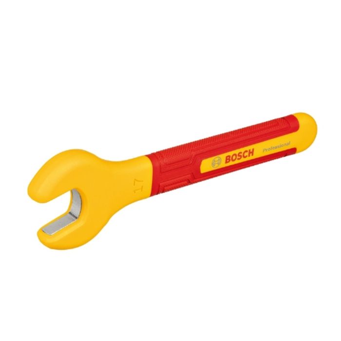 Clé plate VDE - BOSCH - 17 mm - Inclinée à 15° - Isolée jusqu'à 1000 V - Ergonomique