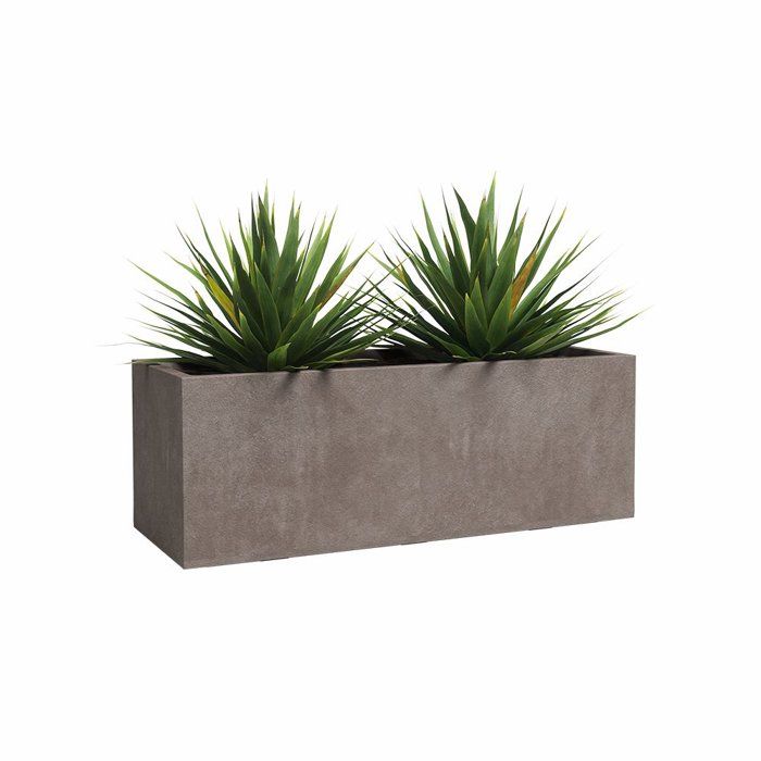 Image secondaire de Jardinière Sydney en Plastique Taupe - 80 cm - 57 L