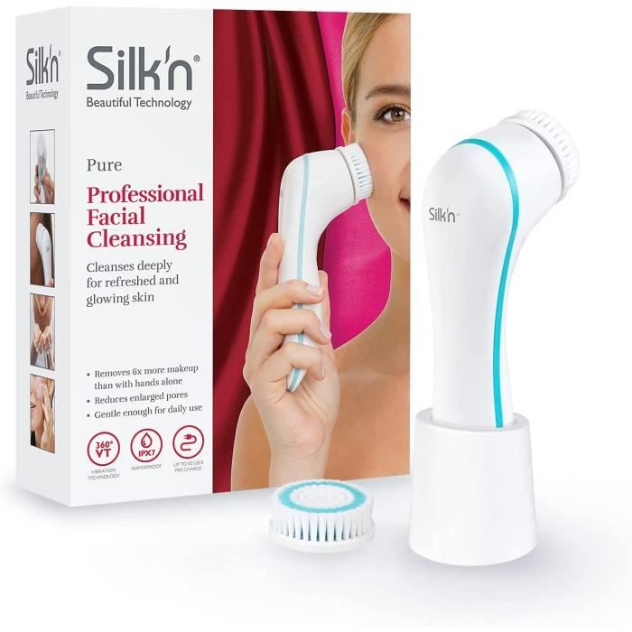 Facial Cleansing Brush for Combination and Sensitive Skin SILK'N PURE