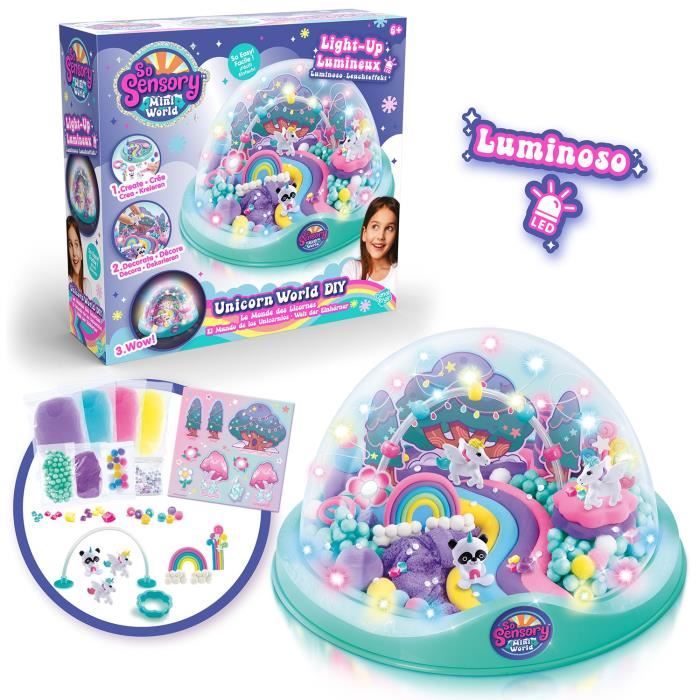 Canal Toys - Mini mondo così sensoriale - Il mondo degli unicorni fai-da-te - SEN 002
