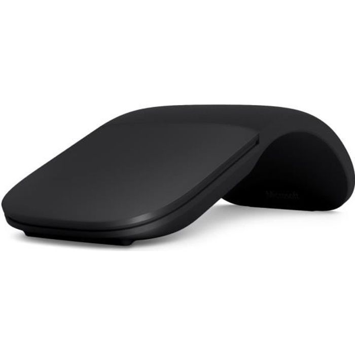 MICROSOFT Arc Mouse - Souris optique - 2 boutons - Sans fil - Bluetooth 5.0 LE - Noir