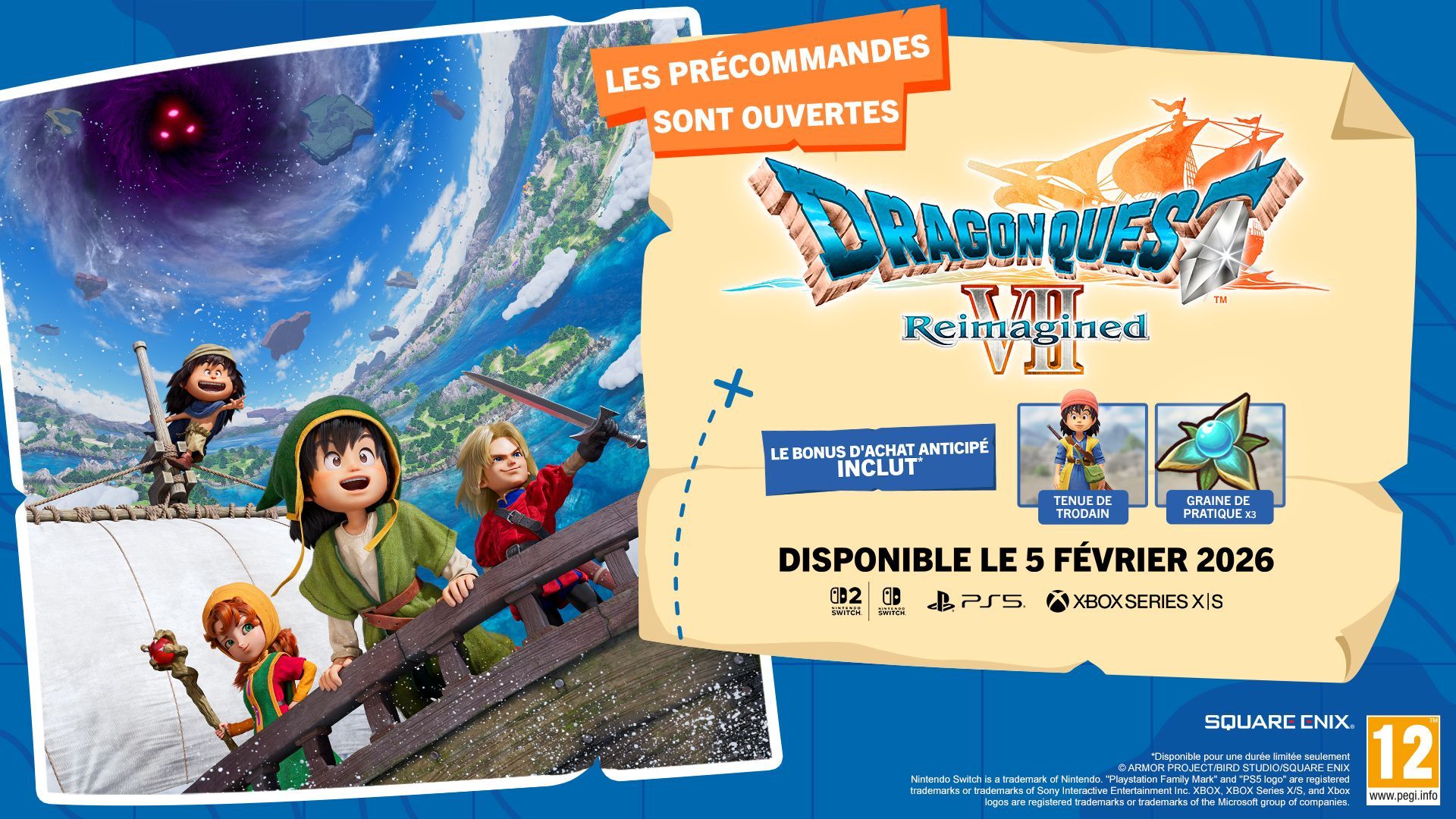 Image secondaire de Dragon Quest VII Reimagined - Aventure Épique sur Xbox Series X