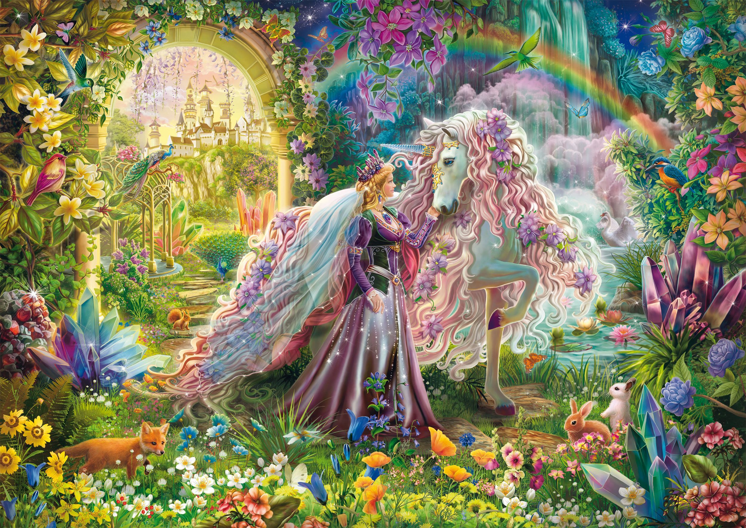 Image secondaire de Puzzle Voyage de Rêve avec Licorne - 500 Pièces
