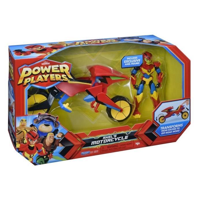 Power Players - Véhicule deluxe avec figurine - Axel