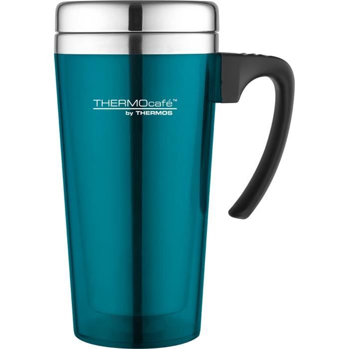 THERMOS Soft touch travel mug isotherme - 420ml - Turquoise