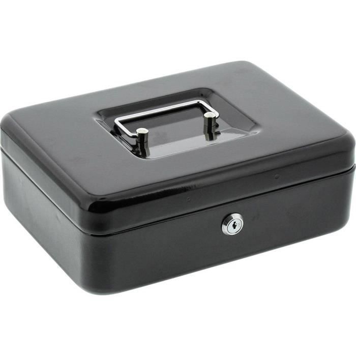 Portamonete - BURG WACHTER - Money 5025 Nero - Apertura con chiave, acciaio nero