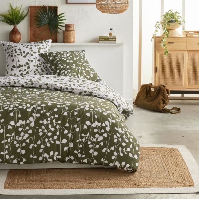 Completo letto - TODAY Crazy - Stampa floreale - 2 persone - 220 x 240 cm - Verde