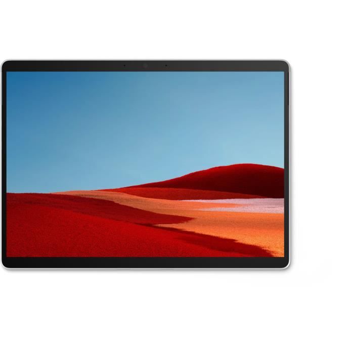 PC Portable - MICROSOFT Surface Pro X - 13 - Microsoft SQ2™ - RAM 16Go - Stockage 256Go SSD - Platine - Windows 10 - AZERTY