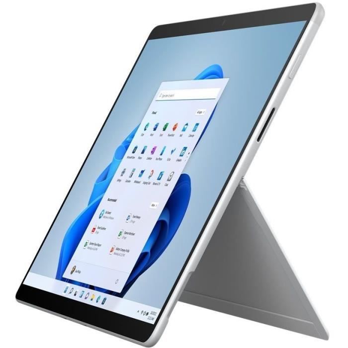 Tablette MICROSOFT Surface Pro X - 13 - Wifi - Microsoft SQ2 - 16 Go RAM - 512 Go SSD - Platine