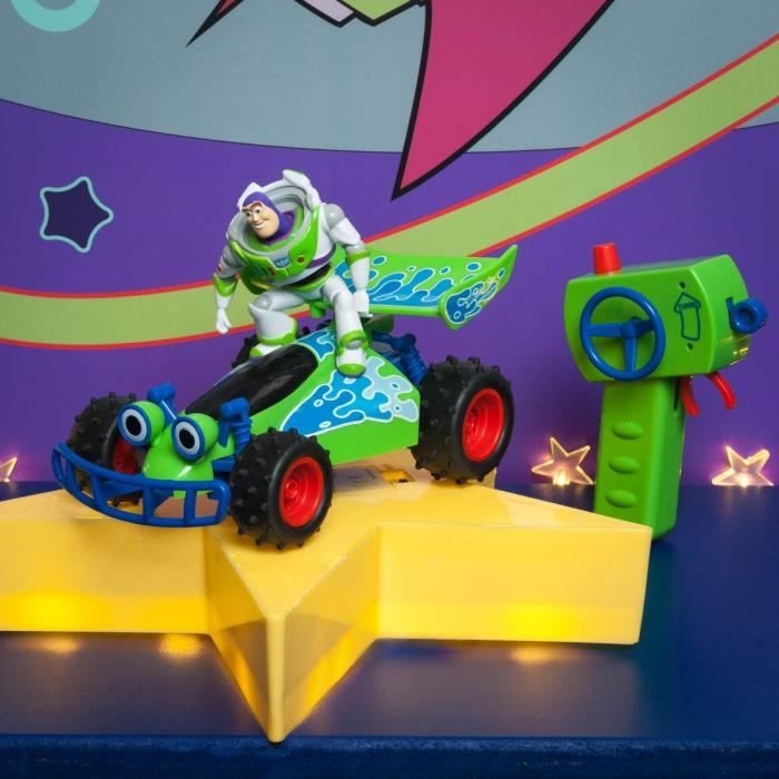 MAJORETTE Toy Story Buggy Radiocommandé Buzz L'Eclair Fonction Turbo