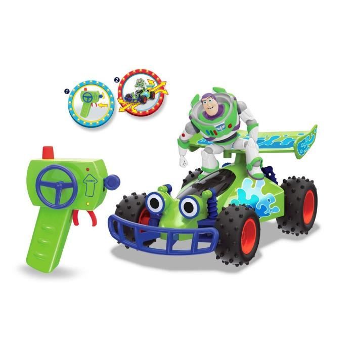MAJORETTE Toy Story Buggy Radiocommandé Buzz L'Eclair Fonction Turbo