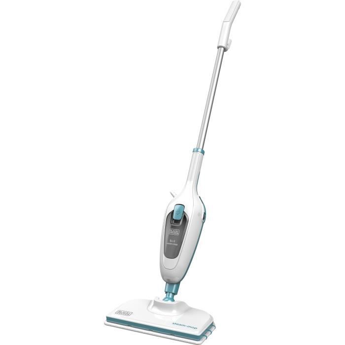 Black+Decker - FSMH13E5 -QS - Steam broom with hand cleaner 5 in 1 1300W - Tank: 350 ml - Cable: 4.8m