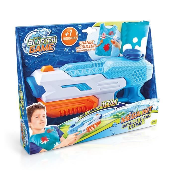 Super Blaster Game - Compact Kit 1 pistolet a eau et 1 dossard - Jeux de Bataille d'eau - Canal Toys - A partir de 4 ans