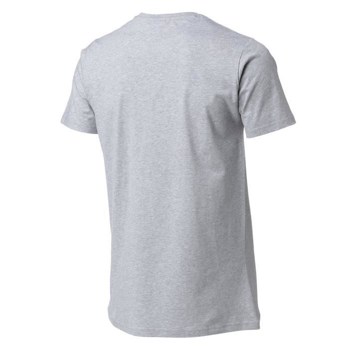 RUGBY DIVISION T-shirt col rond Samourai - Homme - Gris Chiné