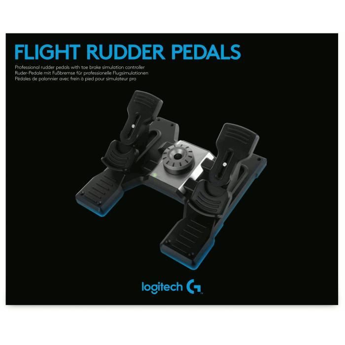 SAITEK BY LOGITECH PRO Flight Rudder Pedals