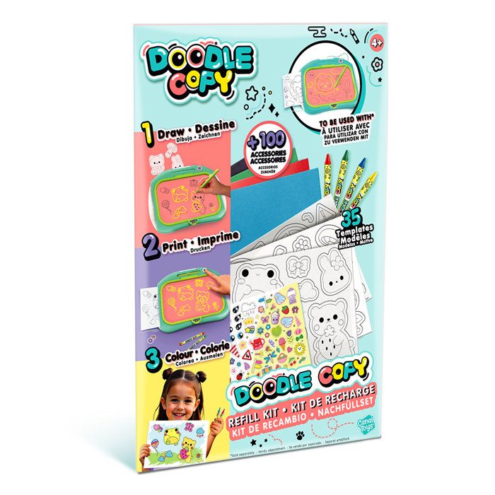Kit de Recharge Doodle Copy pour Dessin et Colorisation - Canal Toys