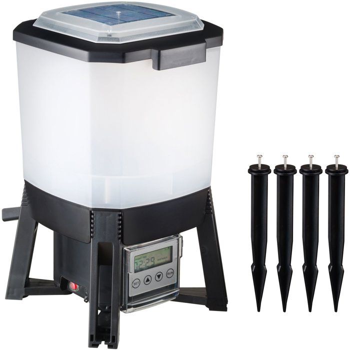 Distributeur Solaire Automatique de Nourriture pour Poissons - UBBINK