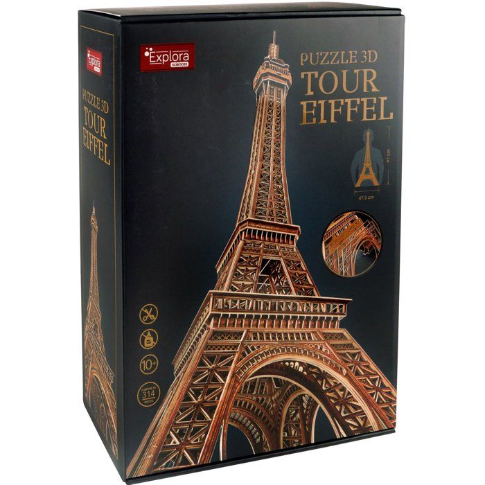 Image secondaire de Puzzle 3D Tour Eiffel - Maquette à assembler - 314 pièces